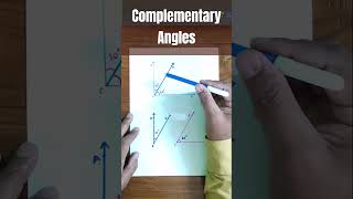 Complementary Angles Correct Definition With Examples complementaryangles [upl. by Anitsirhcairam]