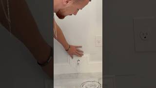 Quick Baseboard Tip AMGfinishes Construction Remodel FYP DIY Trending [upl. by Anoblav236]