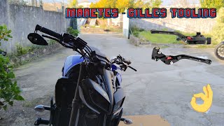 Montagem manetes  Gilles Tooling motovlog video bike [upl. by Lotsyrk]