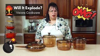 Visions Cookware  Will It Explode  80s Glass Pots and Pans [upl. by Chapin]