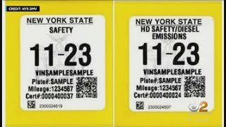 New NY DMV stickers include vehiclespecific information [upl. by Ninahs]