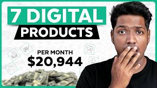 7 Digital Product Ideas Using AI to Make Passive Income 💰20944Month [upl. by Aroc89]