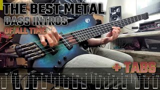 THE BEST METAL BASS INTROS OF ALL TIME  TABS [upl. by Binette]