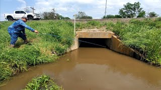 Roadside DITCH Loaded with CRAPPIE [upl. by God]