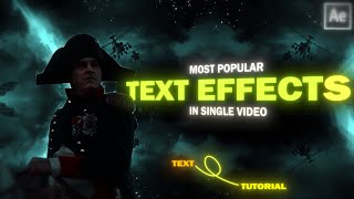 Tiktok Text Effects tutorial after effects [upl. by Julio]