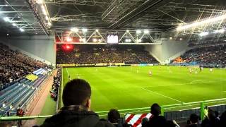 Opkomst Vitesse  FCU minuut stilte Theo Bos2 [upl. by Mor]