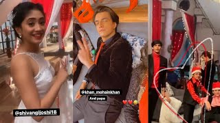 Mohsin Khan And Shivangi Joshi Cute off screen Videos [upl. by Fianna]