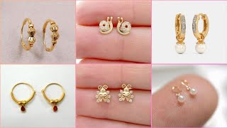 Baby Gold Earrings Designs Earring Design Pictures In Gold Earrings Designs for baby girl [upl. by Trebliw]