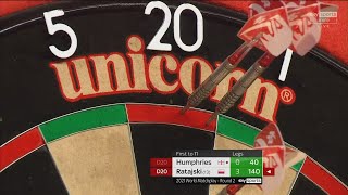 🎯 Krzysztof Ratajski  Finisz 140  World Matchplay 2021 [upl. by Gardel759]