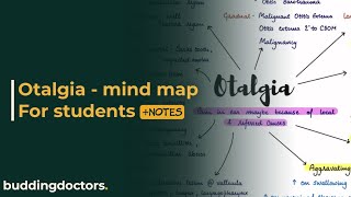 Otalgia  ear pain lecture for students with mind map [upl. by Eirot426]