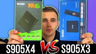 СРАВНЕНИЕ S905X3 VS S905X4  СКОРОСТЬ РАБОТЫ ТЕСТЫ РЕАЛЬНЫЕ ОТЛИЧИЯ  ПРИСТАВКА MECOOL KM1 VS KM6 [upl. by Luiza270]