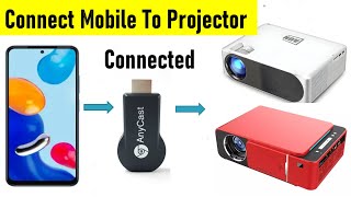 How To Connect Mobile To Projector Wireless  mobile ko projector se kaise connect kare 2023 [upl. by Enortna]