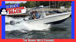 Boats at Boynton Beach Inlet Florida video 222 florida boat MannyMoto1 [upl. by Yllut]