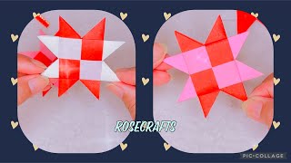 DIY HOW TO MAKE SCANDINAVIAN ⭐️ 🎄❄️ PAPER RIBBON SCANDINAVIAN STAR TUTORIAL [upl. by Rosenkrantz966]