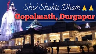 Shiv Shakti Dham Gopalmath Durgapur by bullet 350  Most famous temple in Durgapur [upl. by Perlie]