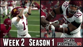 NCAA Football 14 Dynasty  Week 2  New Mexico State Season 1 [upl. by Derna679]