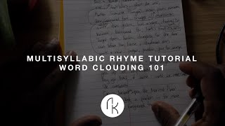 Multisyllabic Rhyme Tutorial Word Clouding 101 [upl. by Radu]