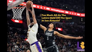 LakersSpurs Postgame The Lakers Start Their Cup Run With A Close Win Over San Antonio [upl. by Lienet693]