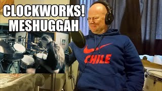 Drum Teacher Reacts MESHUGGAH  Clockworks DRUM PLAYTHROUGH w TOMAS HAAKE [upl. by Wolfe139]