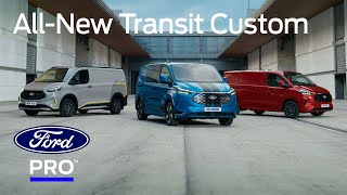 AllNew Ford Transit Custom  A Smart Van for a Smart World  Ford News Europe [upl. by Seaden]