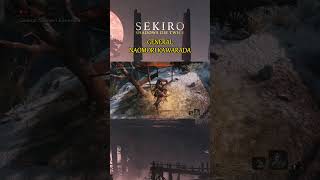 Mini Boss Fight Kawarada🥷🏻  Sekiro Shadow Die Twice  Part 2  gaming shorts [upl. by Eniarrol405]