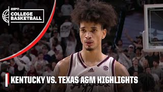 Texas AampM STUNS Kentucky Wildcats in OT  Full Game Highlights  ESPN College Basketball [upl. by Mattie]