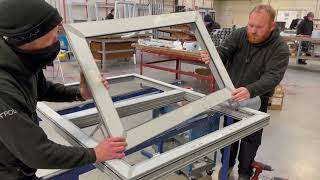 Aluminium Window  How Its Made [upl. by Aohsoj]