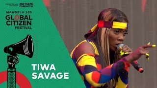 Tiwa Savage Performs “Girlie O”  Global Citizen Festival Mandela 100 [upl. by Guillermo]