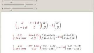 Eigenvalue Problem for 22 Hermitian Matrices [upl. by Dallman]