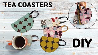 DIY How to make a Fabric Tea Coasters  sewing tutorial Tendersmile Handmade [upl. by Fairfax]