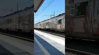 Montcada i Reixac tren train R2 a Granollers [upl. by Enait]