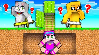 Hice Trampas con BASES SECRETAS en 2 CAZADORES vs CORREDOR 😱🔪 Minecraft [upl. by Adav]