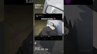 Kakashi Hatake 😈  The Copy Ninja 🔥 anime naruto shorts trending [upl. by Ahseinek487]