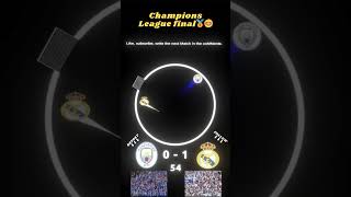 MCity vs Real Madrid manchestercity realmadrid football marblerace bouncyball shorts gaming [upl. by Ronny]