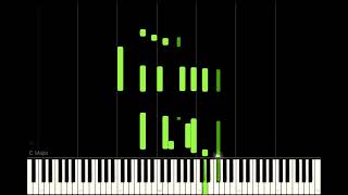 Velours Anomalie Synthesia piano tutorial read description [upl. by Werdna]