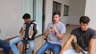 Américo Brasiliense Sp Dudu Novaes Acordeonista E Ir Amigos Tocata Ccb [upl. by Neras]