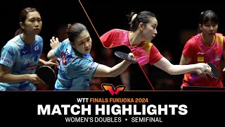 HashimotoSato vs ChenQian  WD SF  WTT Finals Fukuoka 2024 [upl. by Sung]