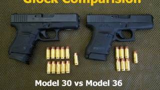 Glock Model 30 vs Model 36 [upl. by Melvina436]