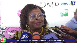 La DMP dans les rues de Lomé le 27 Janvier prochain [upl. by Sonahpets328]