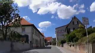 D Burgkunstadt Landkreis Lichtenfels Fahrt durch den Ort Juli 2014 [upl. by Tega]