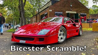 The Final Bicester Scramble Of 2023 Supercars amp Classic Cars Invade Bicester Heritage October 2023 [upl. by Ordisi]