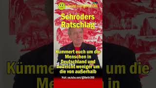 🔥 Gerhard Schröder Ratschlag 🤡 Esken 🤡Klingbeil 🤡Kühnert Menschen Deutschland SPD Miersch [upl. by Christabella]