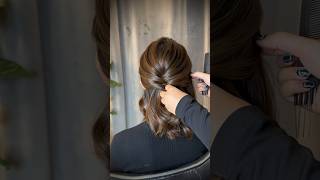 most popular bridal hairstyle tutorial😍آموزش شینیون جمع😍 [upl. by Annaeiluj765]