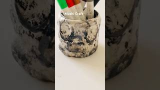 💀 Skull Pen holders artandcraft airdryclay youtubeshorts [upl. by Randie969]