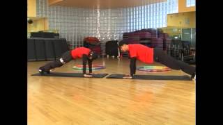 Weighted Sports Hula Hoop Workout plus  5  Ab Workout by Rosemary [upl. by Haldi437]