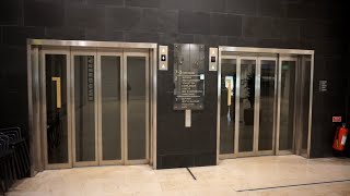 TOUR of the 2013 KONE MonoSpace MRLtraction elevators  Galleria Boulevard Kristianstad Sweden [upl. by Tegirb]