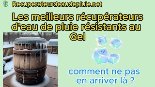 Récuperateur deau de pluie résistant au gel  Les meilleures modèles [upl. by Relyuhcs]