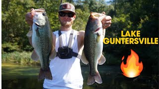 Bass Fishing Lake Guntersville early October [upl. by Moule]