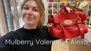 Mulberry Valentines Alexa Bag Review [upl. by Ettigdirb226]