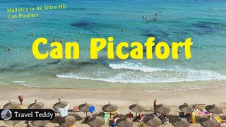 Can Picafort in 4K UHD  Mallorca Balearen Spanien  Playa de Muro  Can Picafort [upl. by Ortrud292]